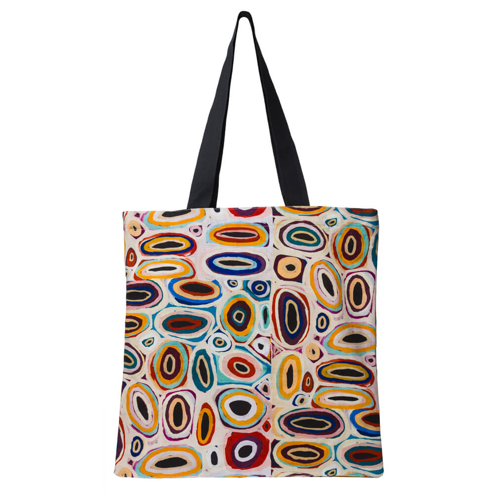 Aboriginal Bags Australian Made by Alperstein Design Artwork by Gladys Kuru Bidu