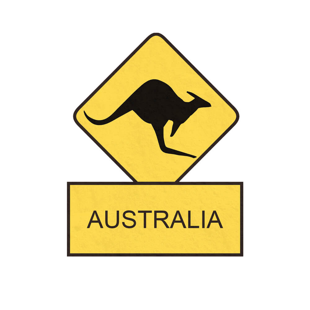 Australian Souvenir Road Sign Fridge Magnet  Made in Australia by BitsofAustralia