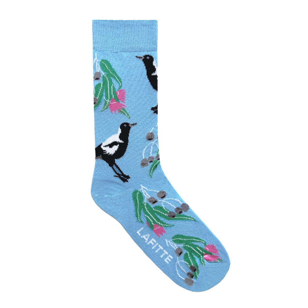 Australian Souvenir Magpie Socks Made in Australia