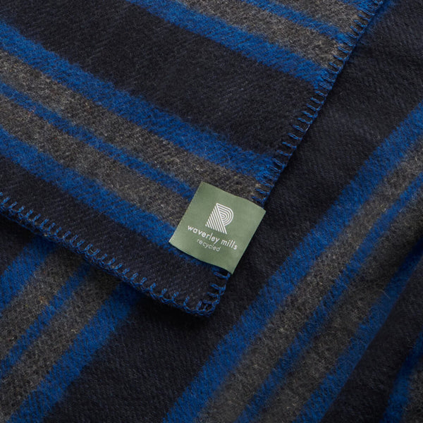 Upcycled Travel Rug by Waverley Mills in Tasmania Bits of Australia