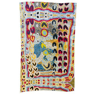 Australian Made Gifts & Souvenirs with the Rosie LaLa Aboriginal Art Tea Towel -by Alperstein Designs. For the best Australian online shopping for a Apron
