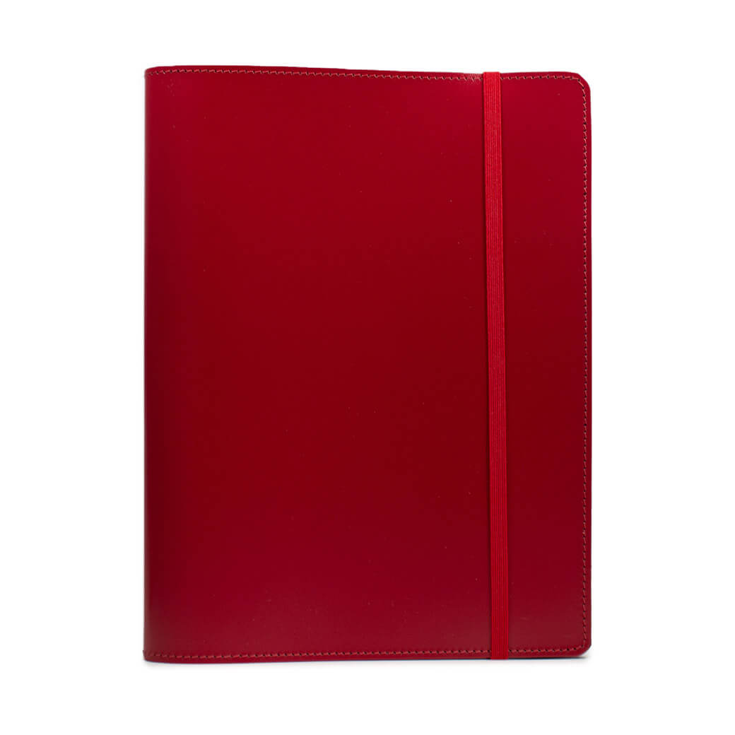 Australian Leather Gifts A5 Red Notebook
