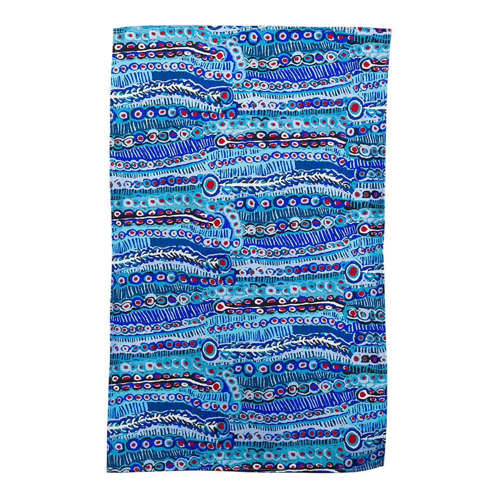 Australian Made Souvenir Tea Towels Aboriginal Art Murdie Morris 