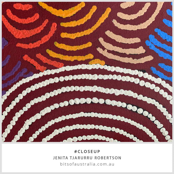 Aboriginal Art For Sale Jenita Tjarurra Robertson Warlukurlangu Bits
