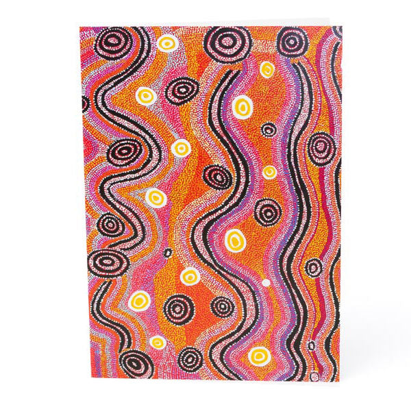 Aboriginal Art Card - Artist Otto Sims
