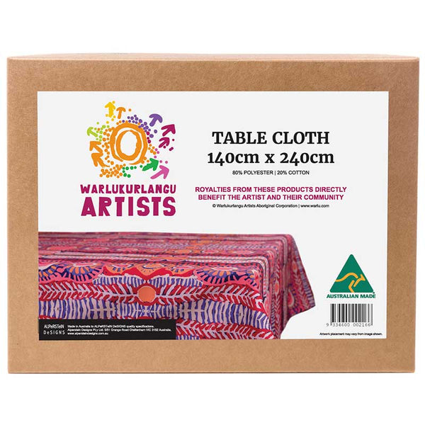 Table Cloth Murdie Morris Blue - Alperstein Designs main image 0