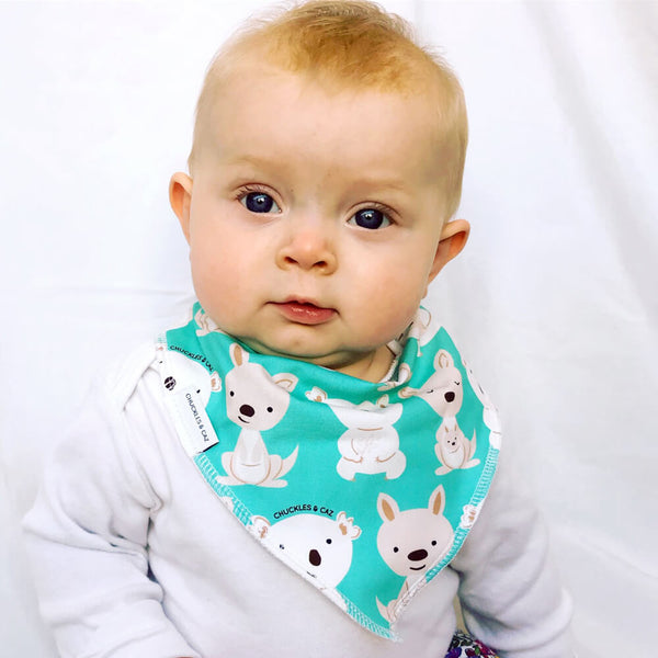 Baby Gift Delivery Sydney Australian Made Babies Dribble Bib Aqua