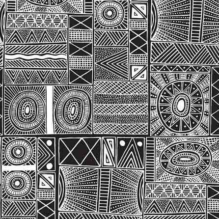 Australian Made Aboriginal Tea Towel by Alperstein Designs Souvenits