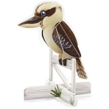 Australian Made Gifts & Souvenirs with the Kookaburra 3D Construction Postcard -by Odd Ball. For the best Australian online shopping for a Accessories - 1