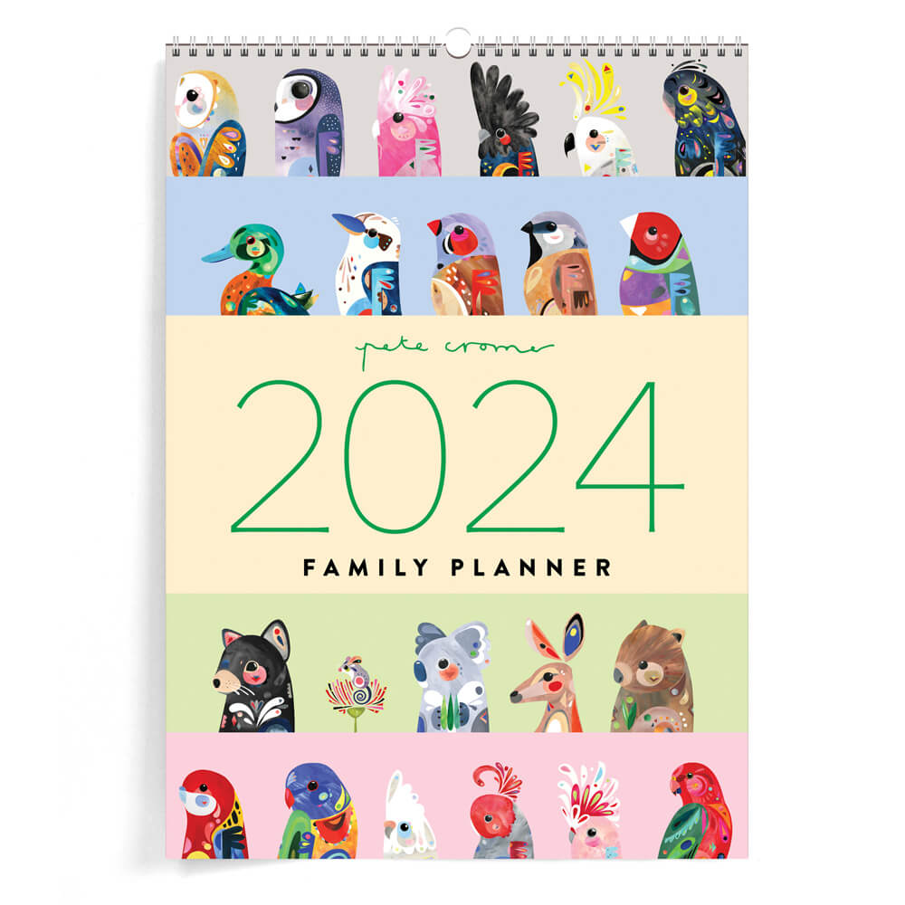 2024 Pete Cromer Family Planner Australian for Families