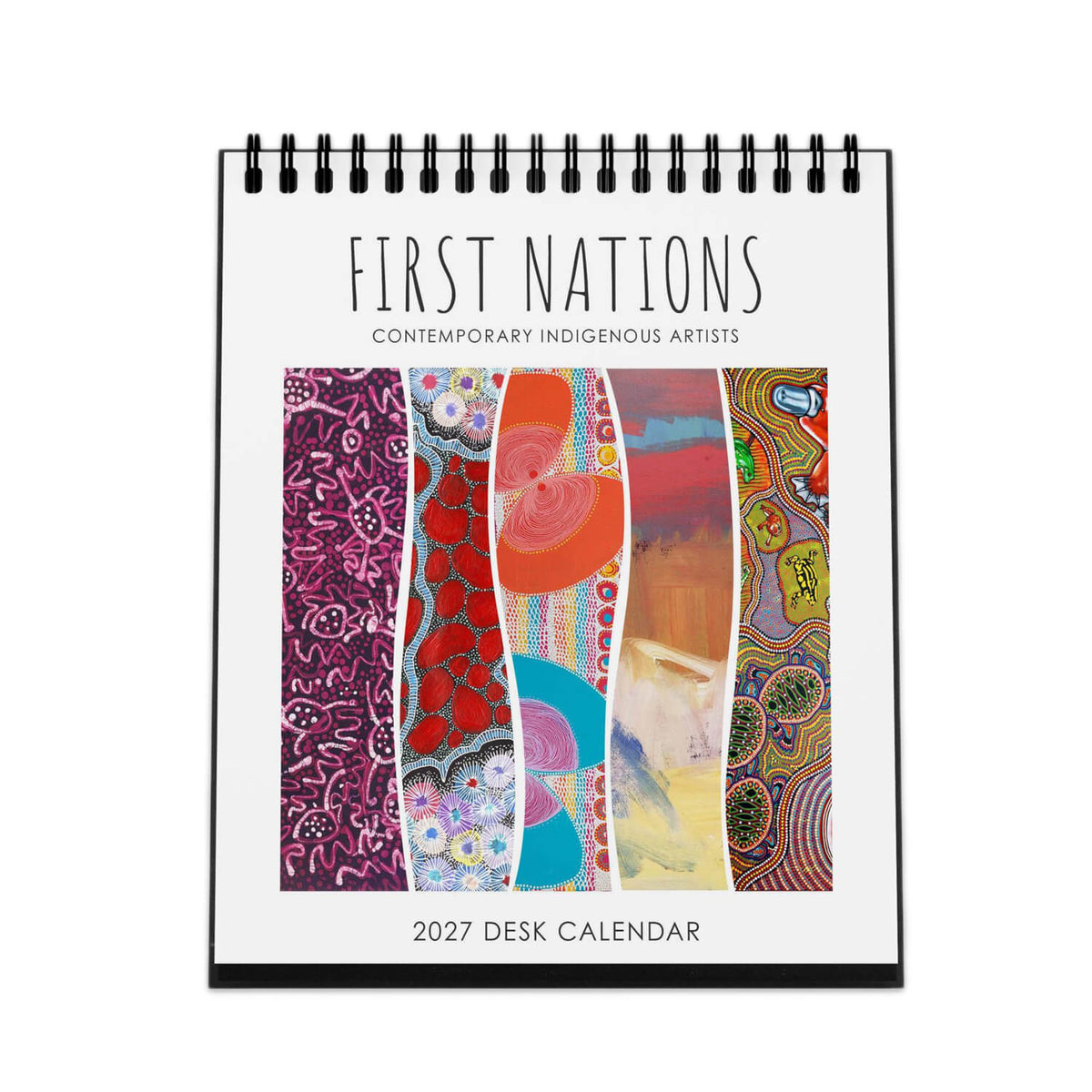 2027Australian Aboriginal Art Desk Calendar for Made in Australia Gifts