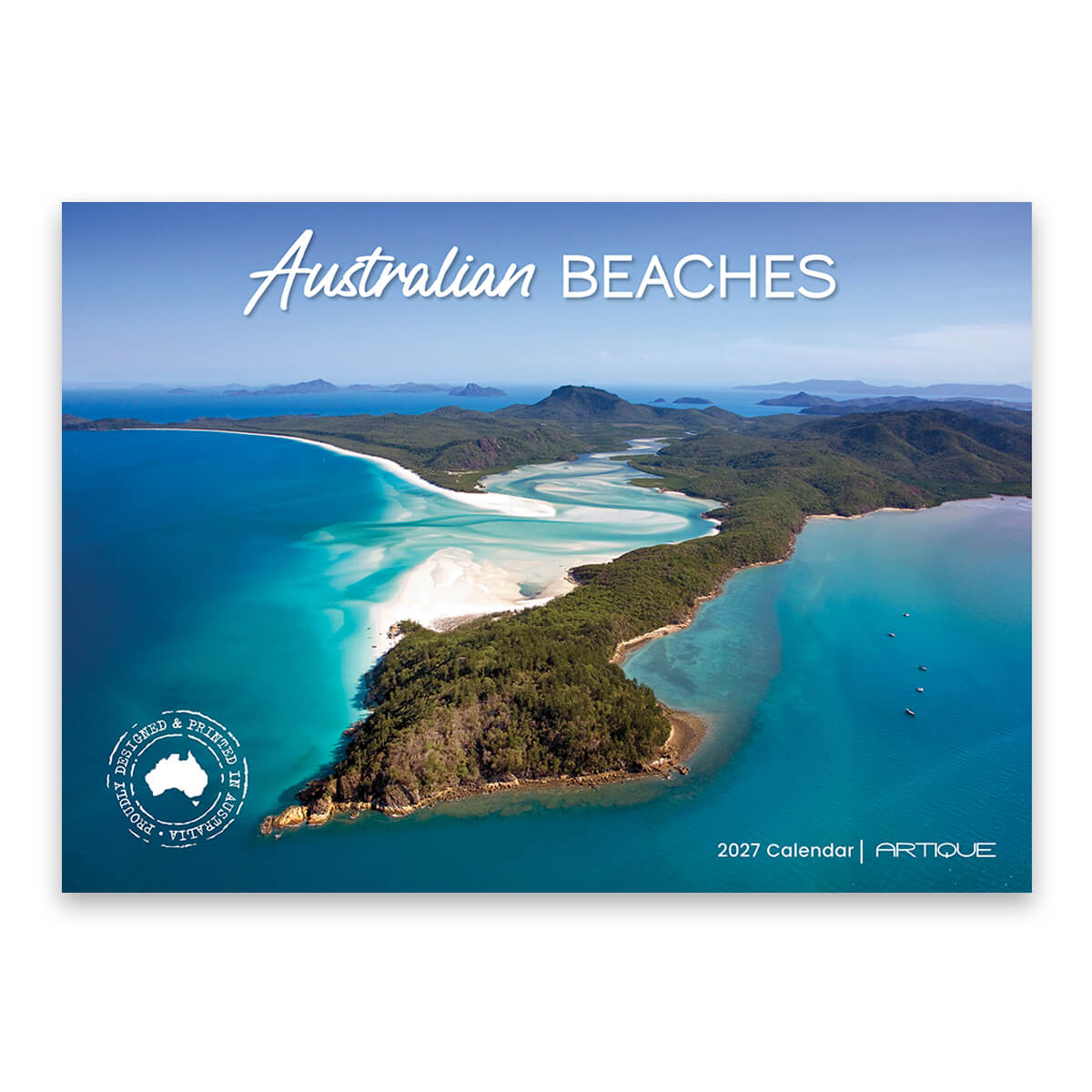2027 Australian Beaches Wall Calendar for Made in Australia Souvenirs