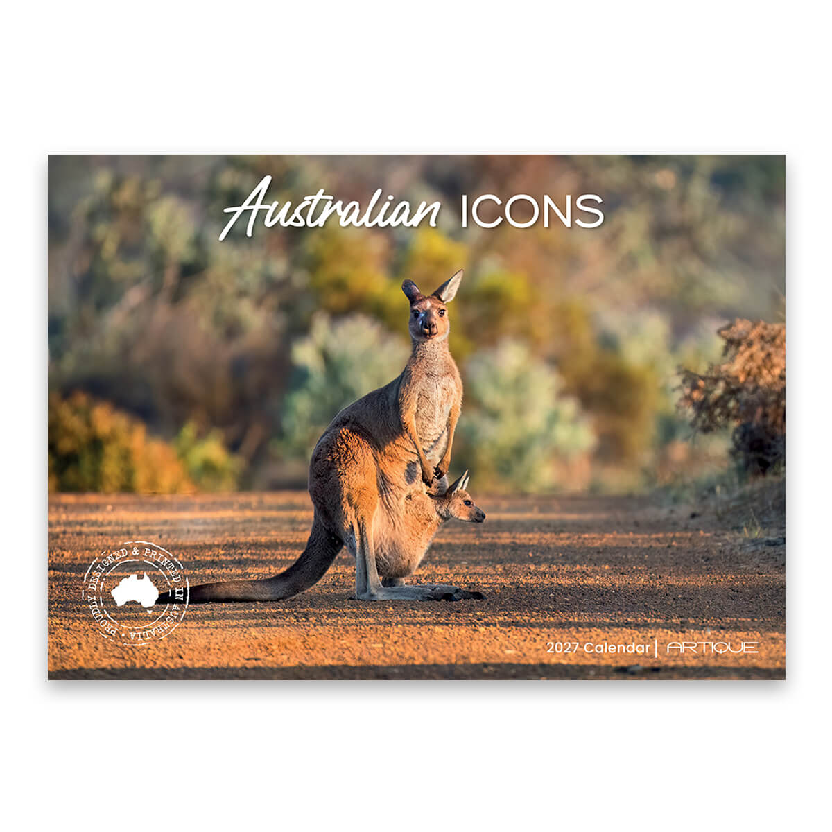2027 Australian Icons Souvenir Calendar Made in Australia