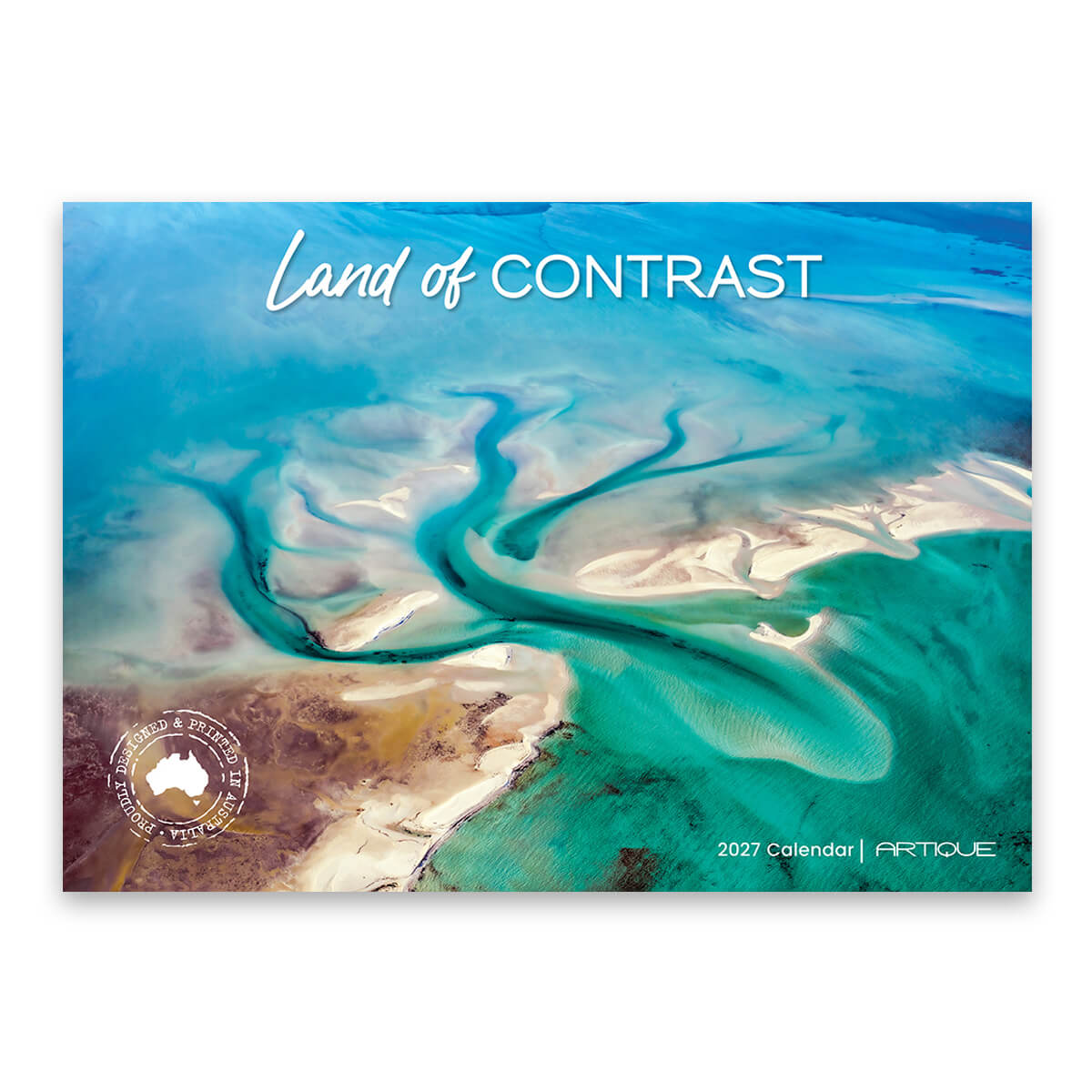 2027 Land of Contrast Australian Calendar for the Best Souvenirs Made in Australia bty Artique