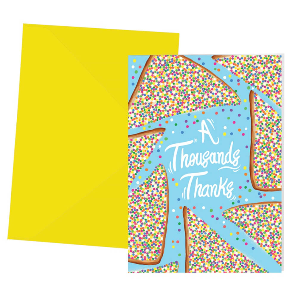A Thousand Thanks Greeting Card Australia