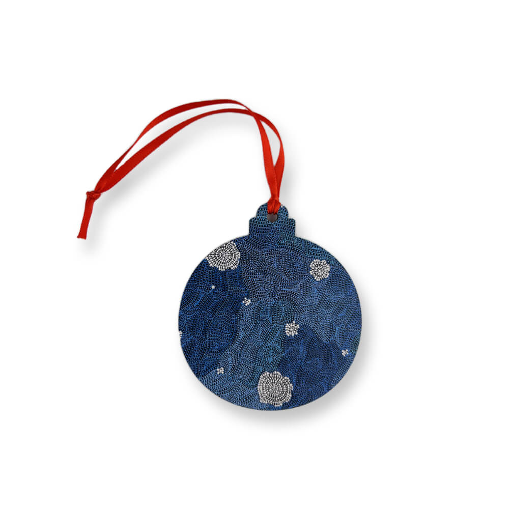 Aboriginal Art Christmas Decorations by Nathania Nangala Granites
