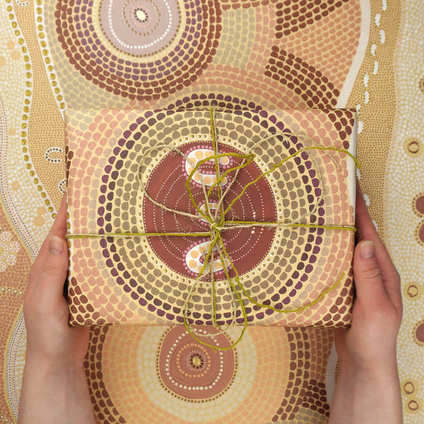 Aboriginal Gifts - Wrap Your Gift in Australian Made Wrapping Paper ...