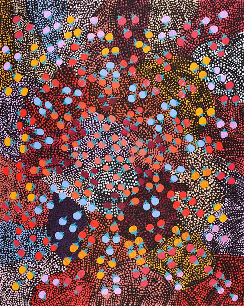 Aboriginal Art for sale Sydney by Charlene Napanangka Marshall 2879