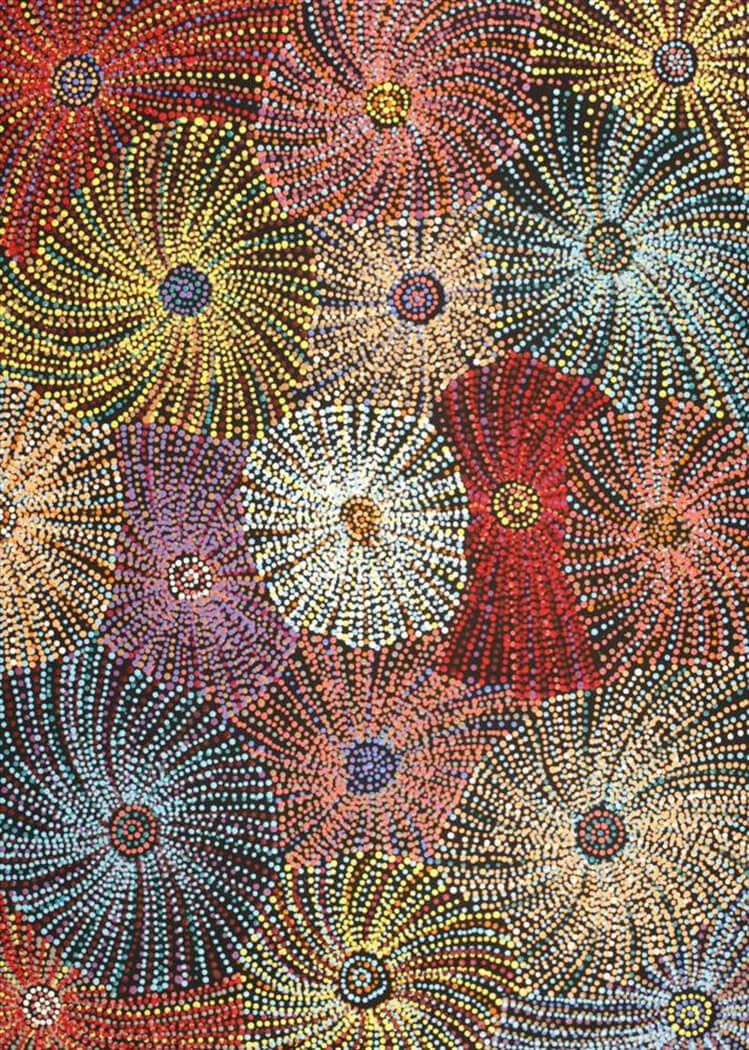 Aboriginal Art for Sale by Evelyn Nangala Robertson 4142