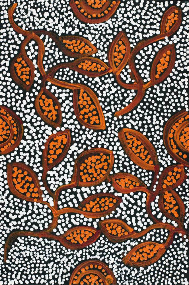 Buy Aboriginal Art at the Bits of Australia Souvenir Shop Artist  Juliette Nampijinpa Brown