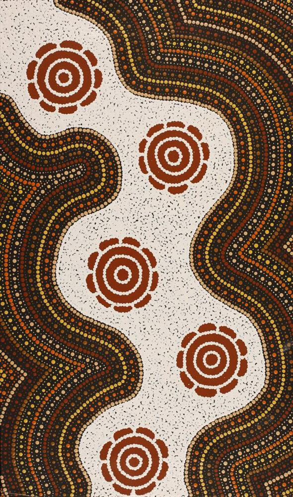 Aboriginal Art for Sale by Kara Napangardi Ross from Warlukurlangu 6169