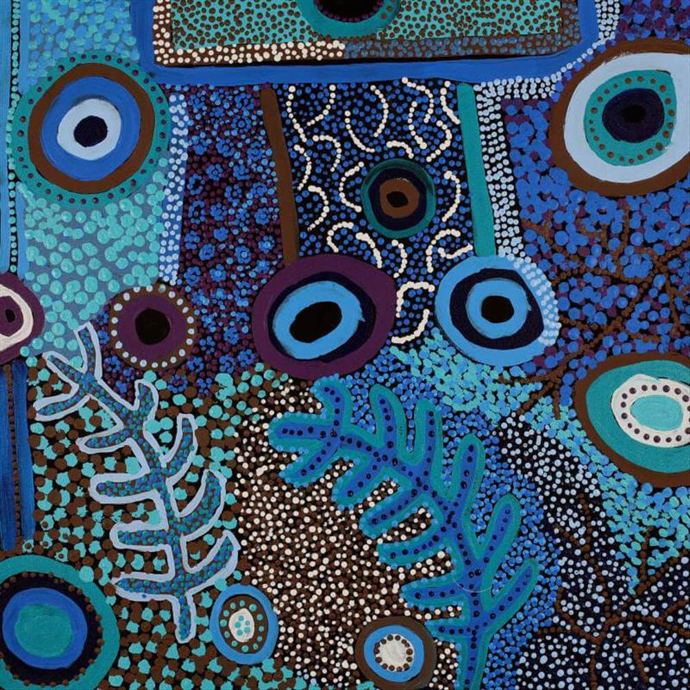 Aboriginal Art for Sale by Margaret Napangardi Lewis from Warlukurlangu