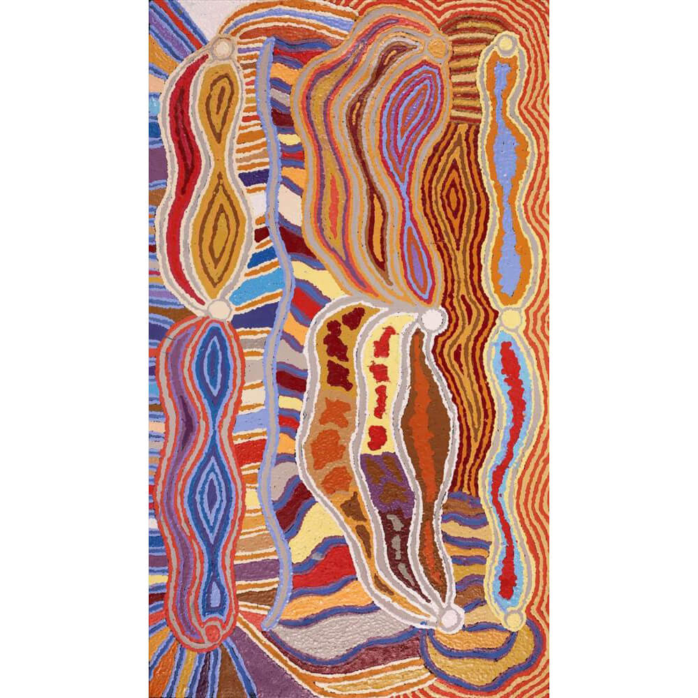 Aboriginal Art for Sale by Stephen Jakamarra Walker from Warlukurlangu