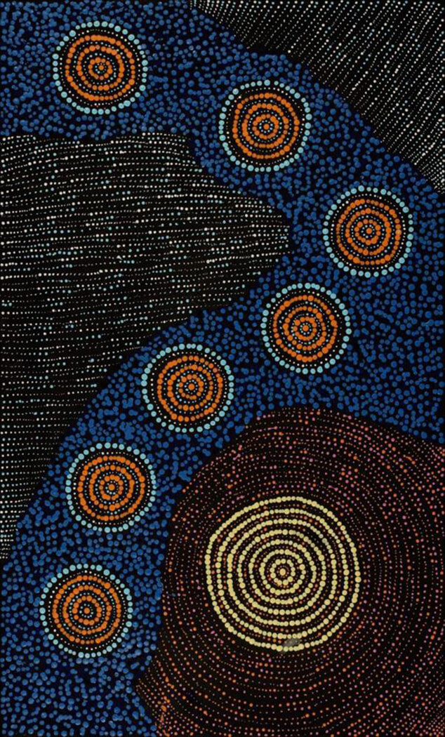Aboriginal Art for Sale by Valma Nakamarra White 3843