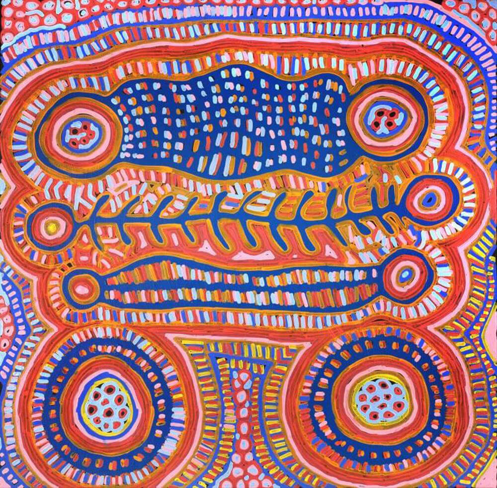 Aboriginal Art for Sale by Vanetta Nampijinpa Hudson 5757