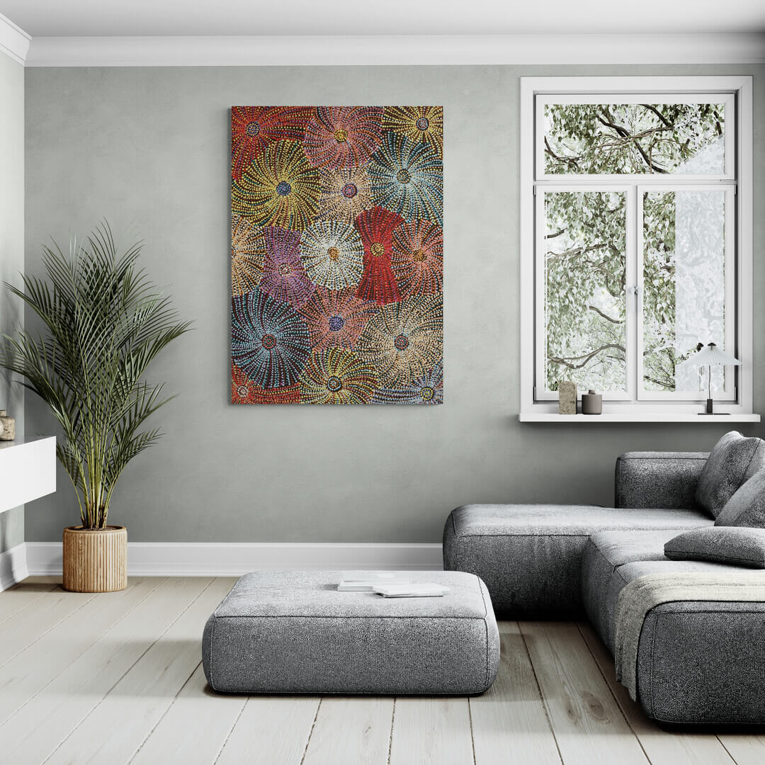 Aboriginal Art for Sale Sydney by Evelyn Nangala Robertson 4142