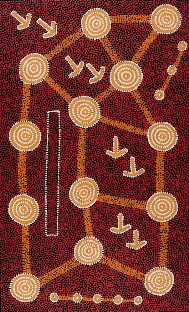 Aboriginal Art for sale Sydney by Michael Japaljarri Wayne 3215