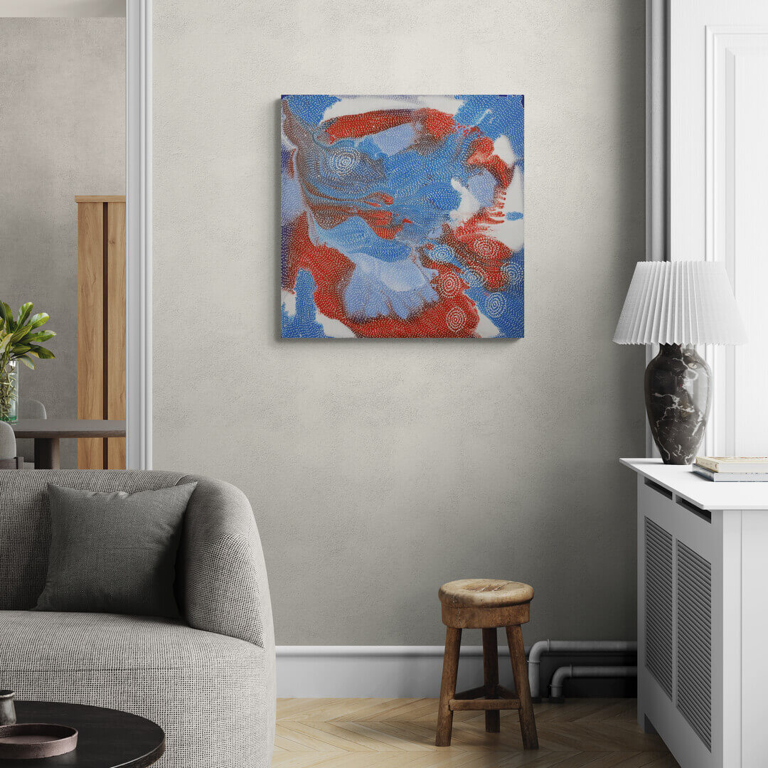 Aboriginal Art for Sale by Athena Nangala Granites 2752