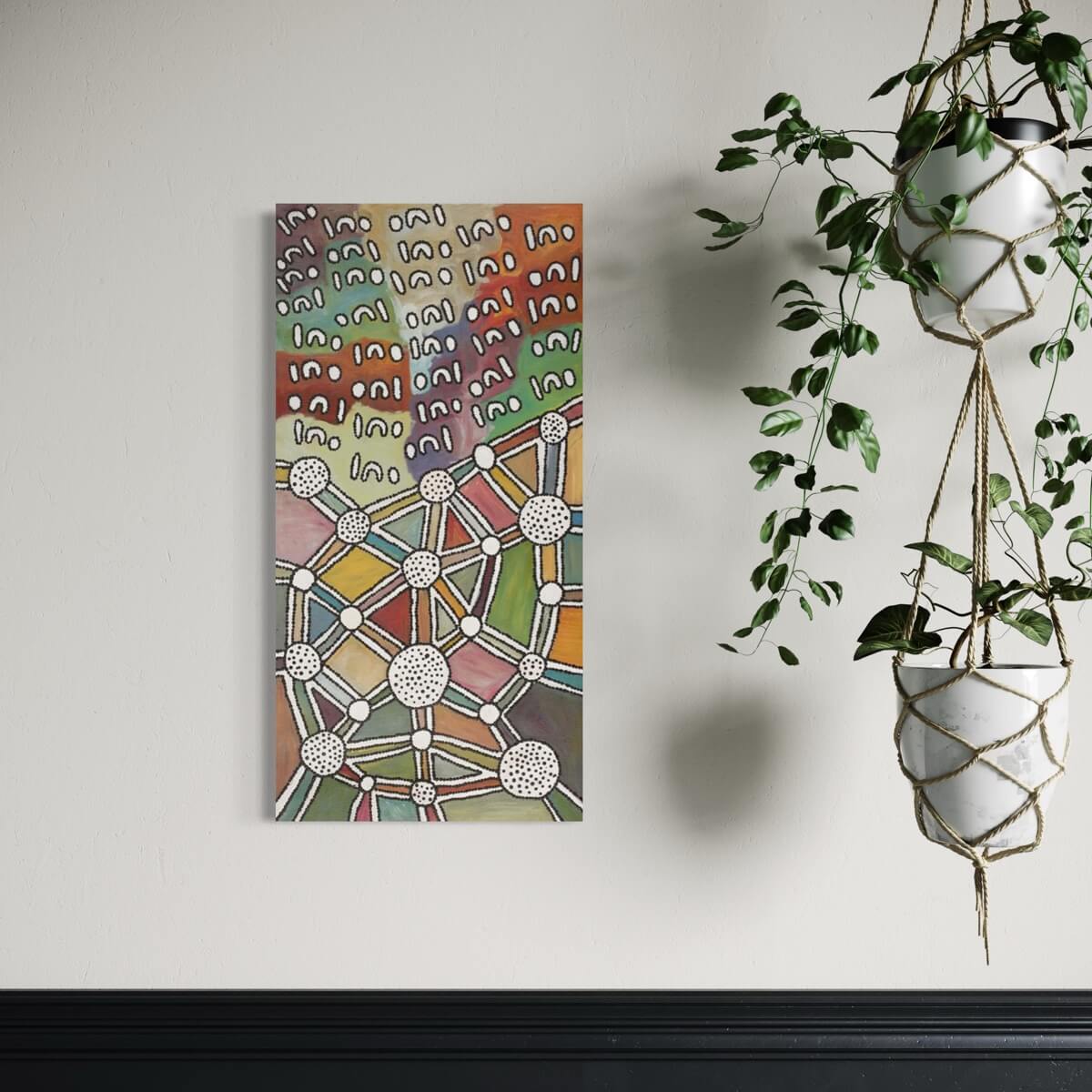 Aboriginal Art forSale by Bess Napanangka Poulson 1386