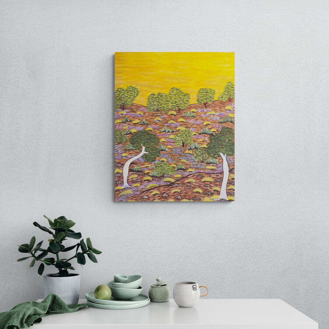 Aboriginal Art for Sale Sydney by Ngwarraye Bonney from Artists of Ampilatwatja