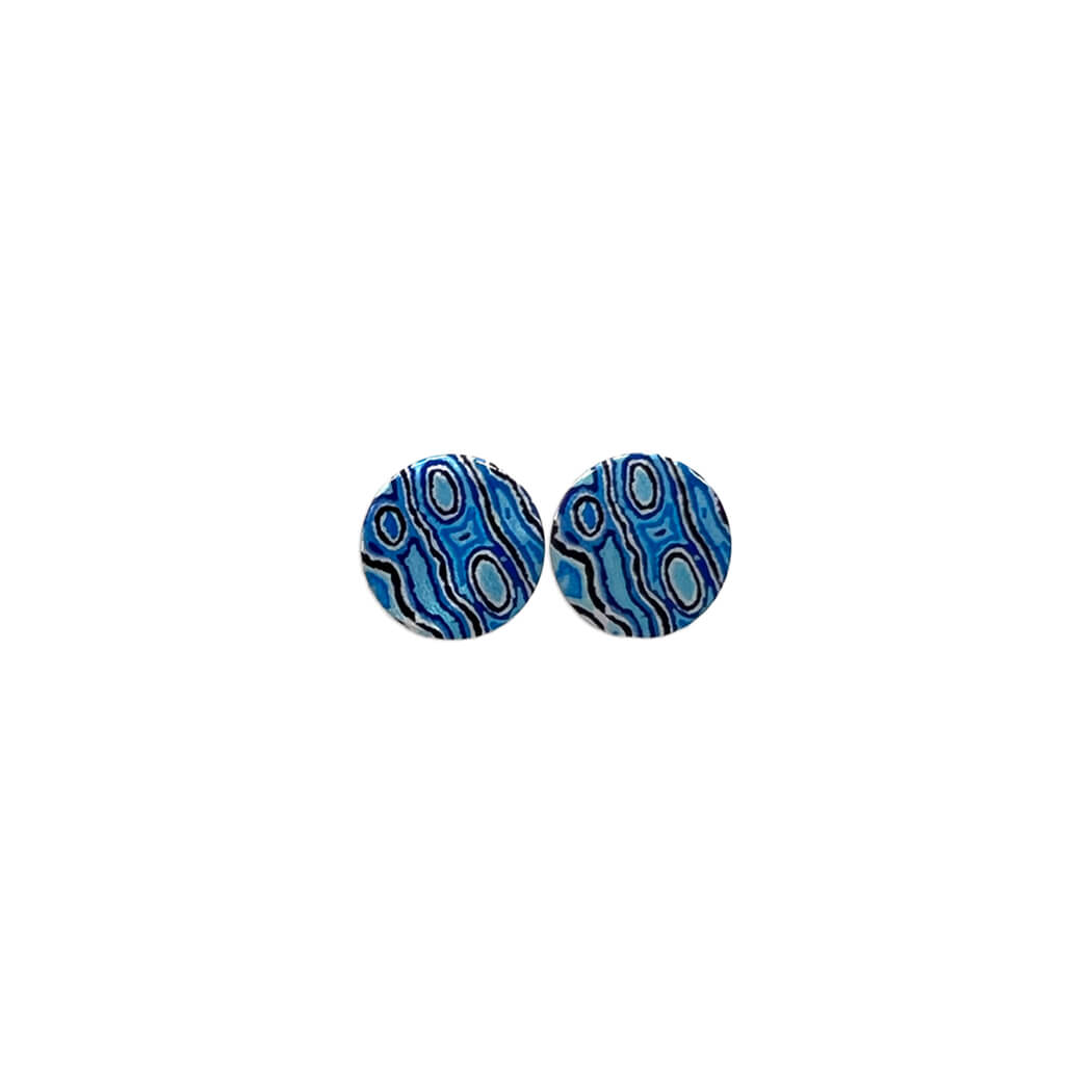 Aboriginal Gifts Lappi Lappi Stud Earrings by Christine Curtis Australian Made