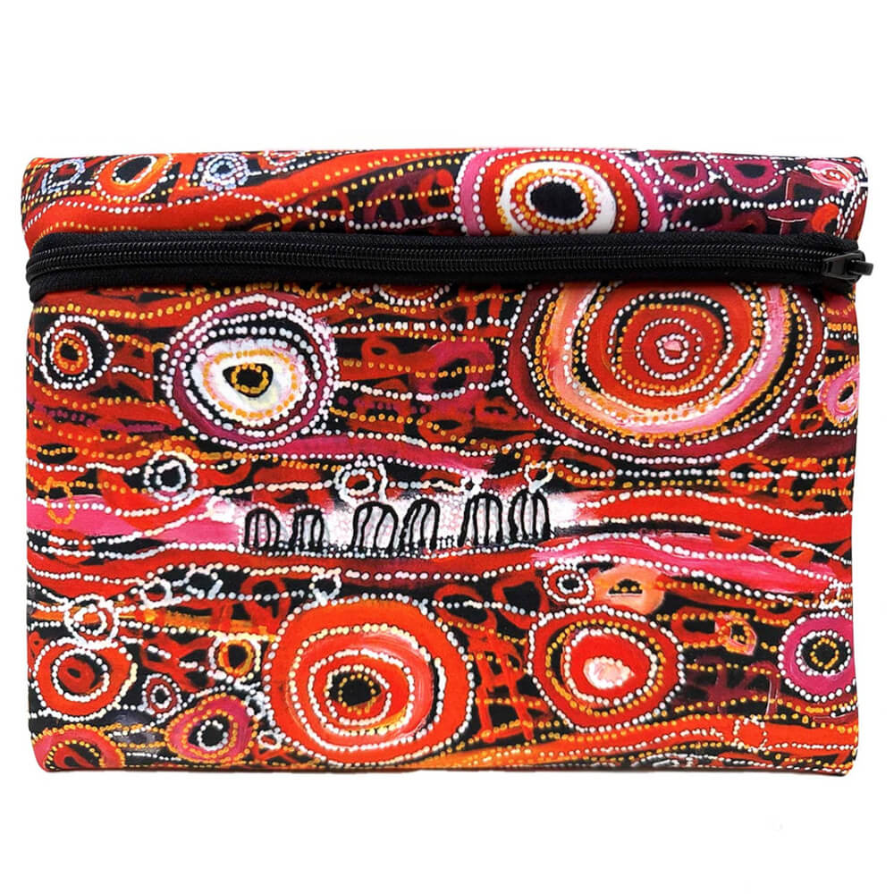 Aboriginal Gifts Australia - Zipped Case Artwork by Charmaine Pwerle