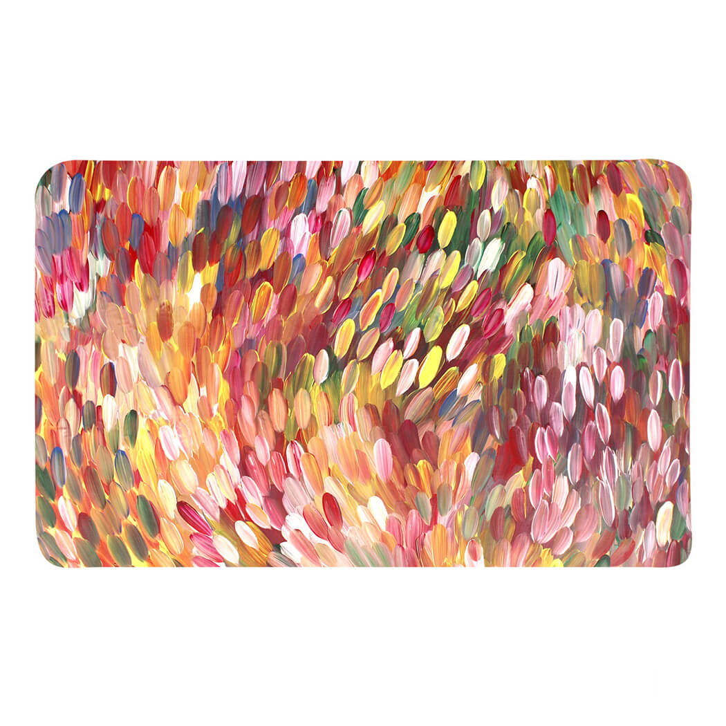 Aboriginal Souvenir Placemat Australian Made with Artwork by Gloria Petyarre