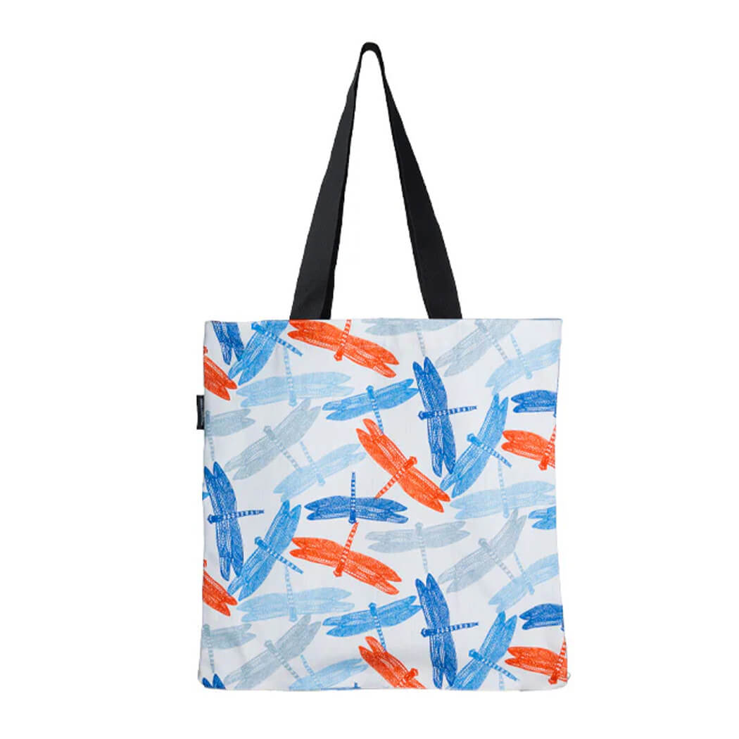 Aboriginal Souvenir Dragonfly Tote Bag Australian Made by Alperstein Designs