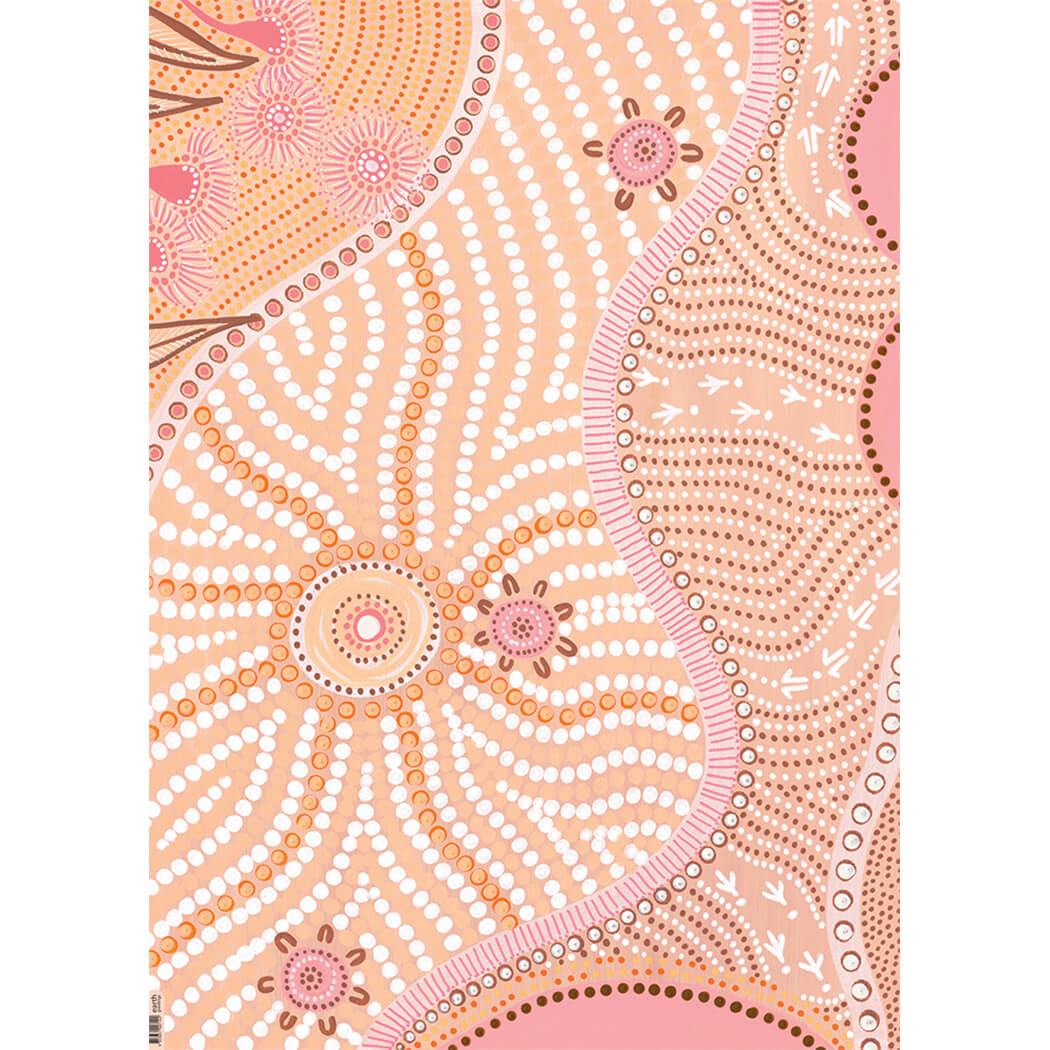 Aboriginal Wrapping Paper Made in Australia by Earth Greetings