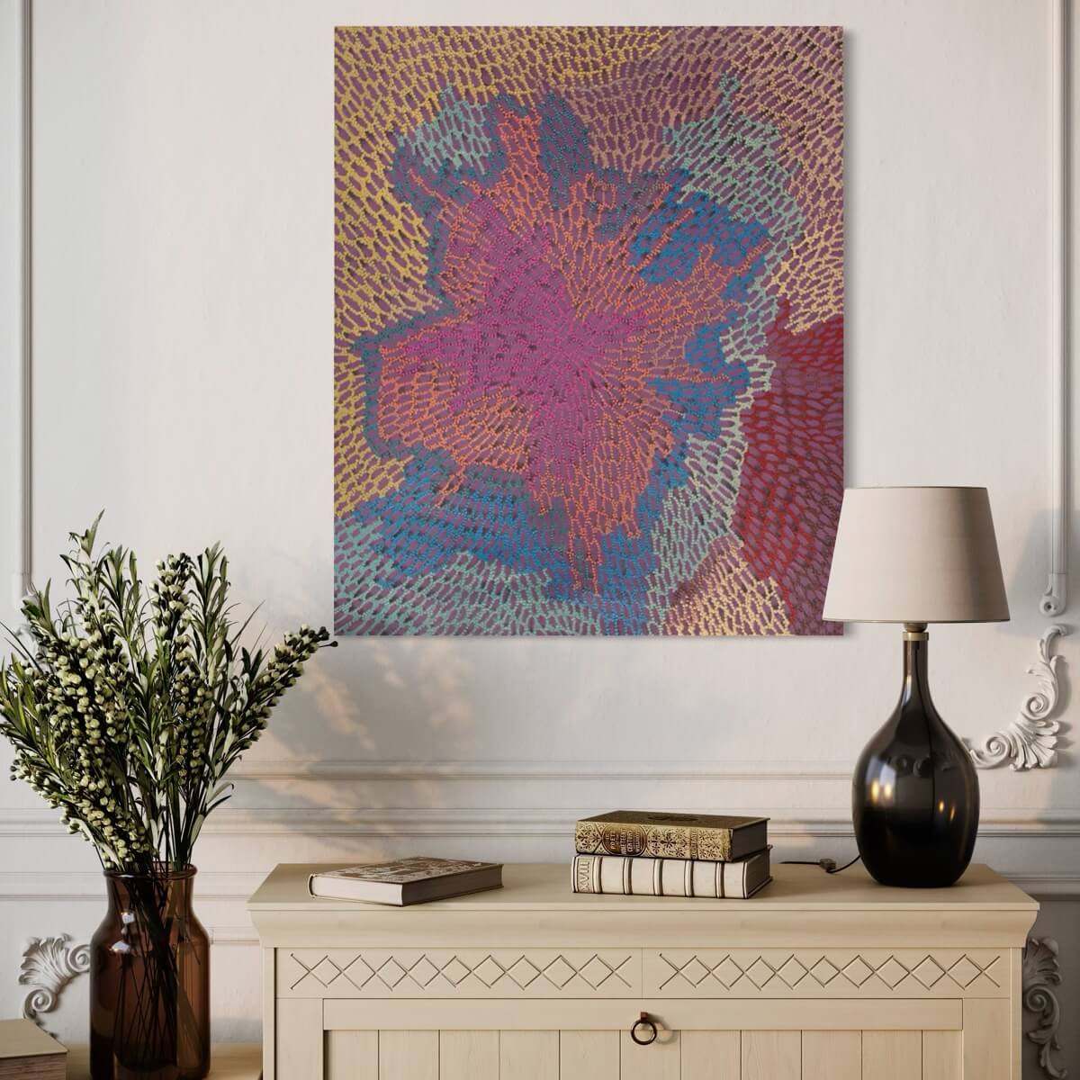 Aboriginal Art for sale by Drusilla Nangala Spencer 4201