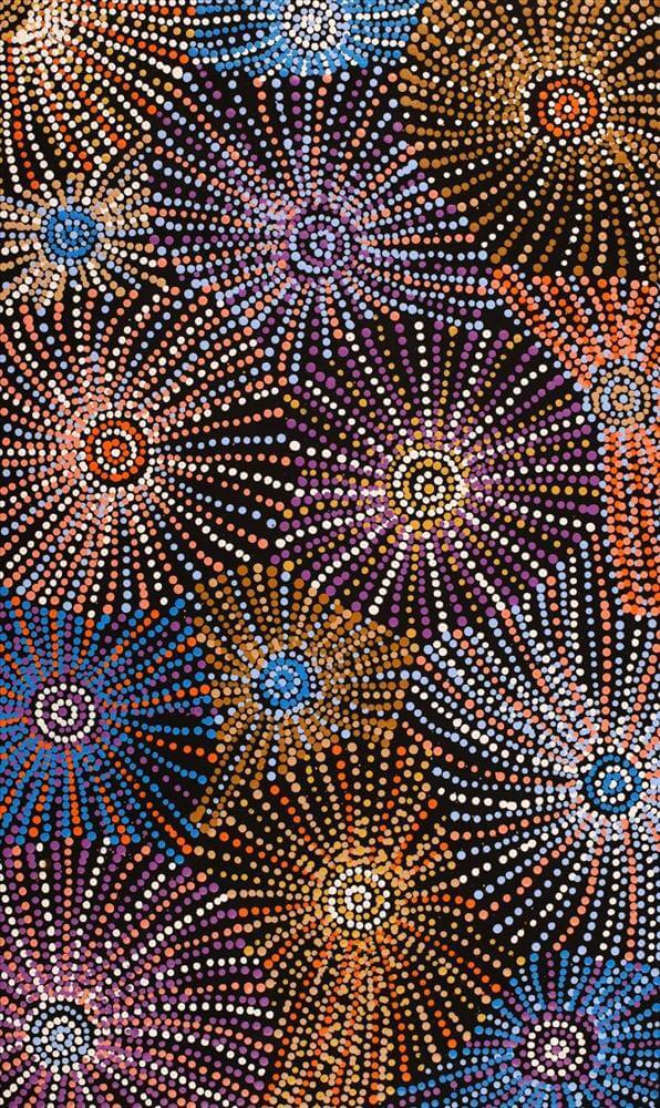 Aboriginal Art for Sale by Evelyn Nangala Robertson 7366