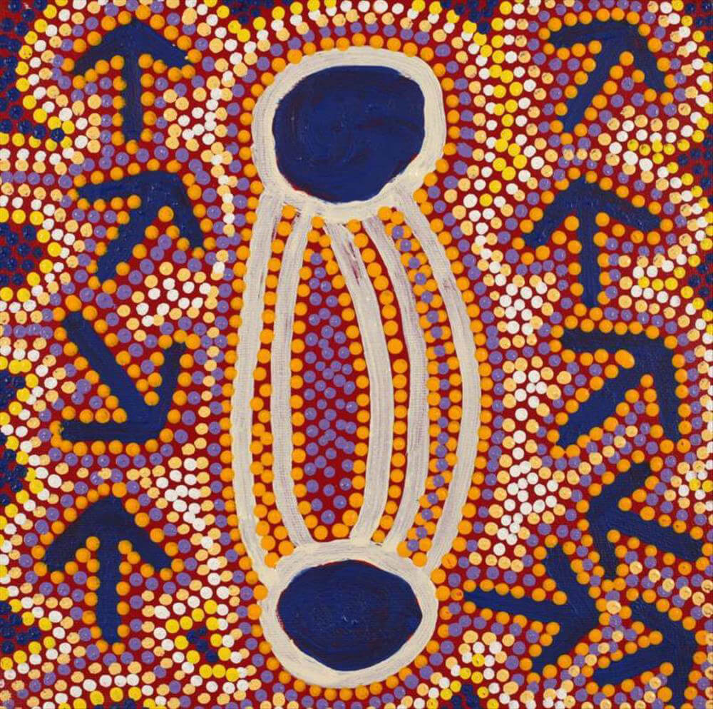 Affordable Aboriginal Art for Sale Sydney by Jeffrey Jangala Gallagher