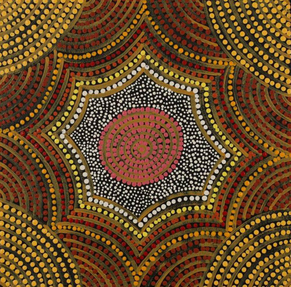 Affordable Aboriginal Art for Sale by Geraldine Napangardi Granites 8553