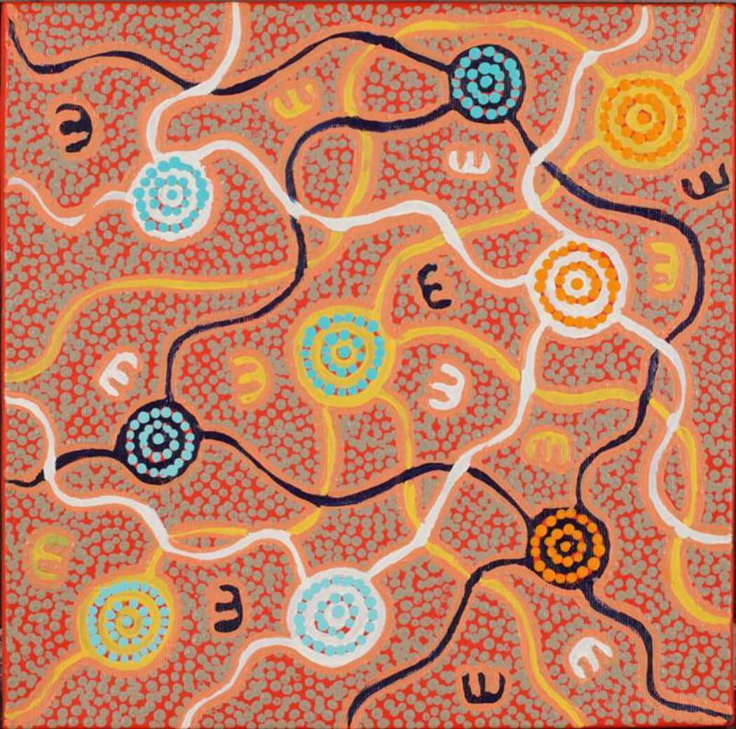 Affordable Aboriginal Art for Sale by Ritasha Nampijinpa Martin - Bits ...