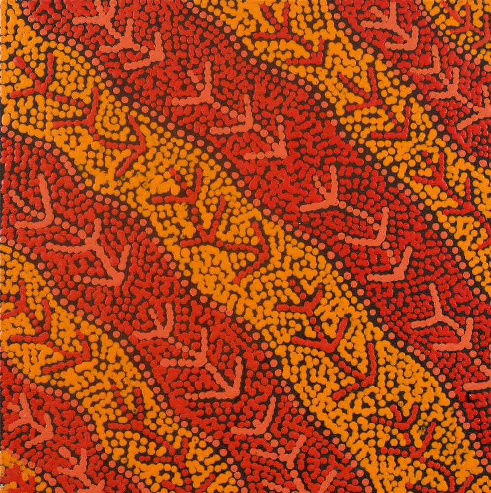 Affordable Aboriginal Art for Sale Sydney by Theo Nangala Hudson 4773
