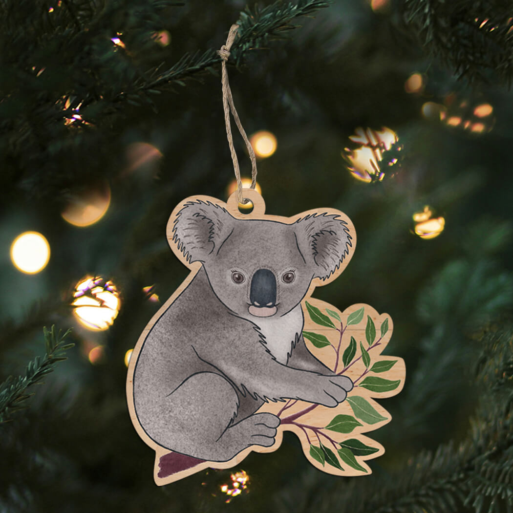 Aussie Christmas Koala Decoration Made in Australia by Earth Greetings