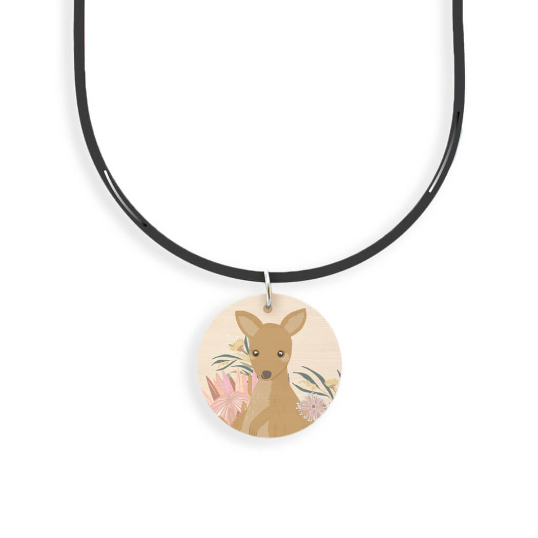 Australian Souvenirs Kangaroo Pendant Necklace for Unique Gifts for Kids