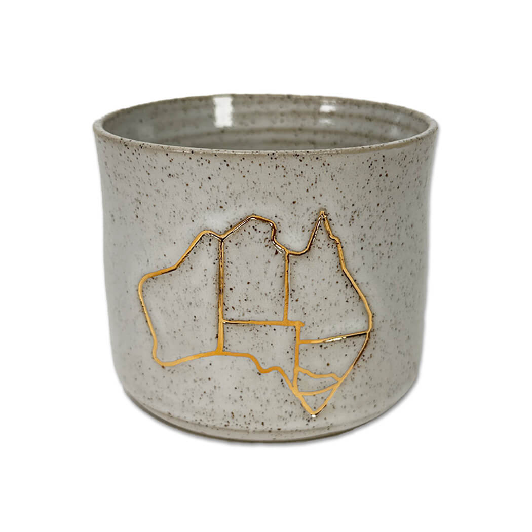 Map of Australia Ceramic Mug for handcrafted souvenirs