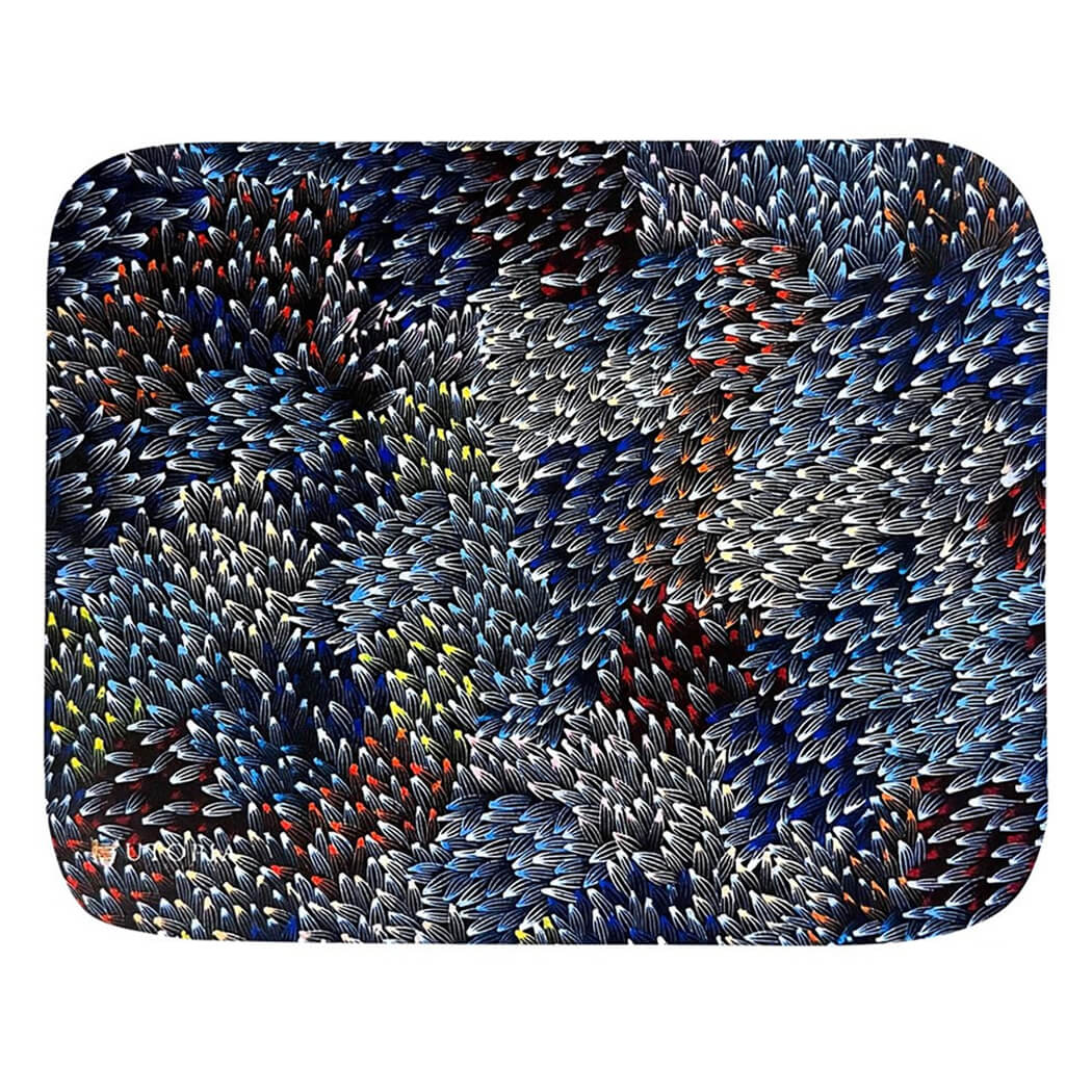 Aboriginal Souvenir Mousepad with Artwork by Abie Loy Kemarre