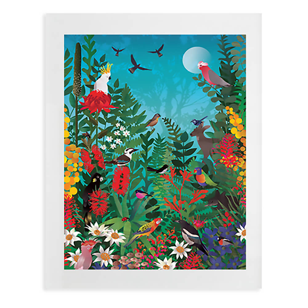 Australian Art for Sale Limited Edition Bird Life by La Source